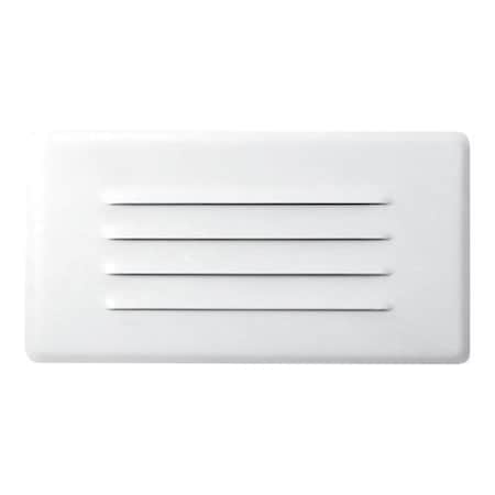 Elco Lighting Incandescent Step Light with Louvered Faceplate ELST42B